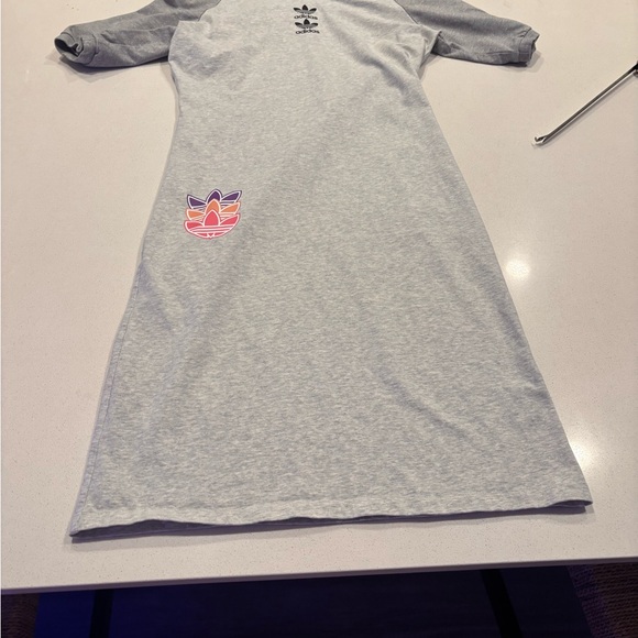 Adidas Women's Gray Midi Dress - Picture 1 of 10